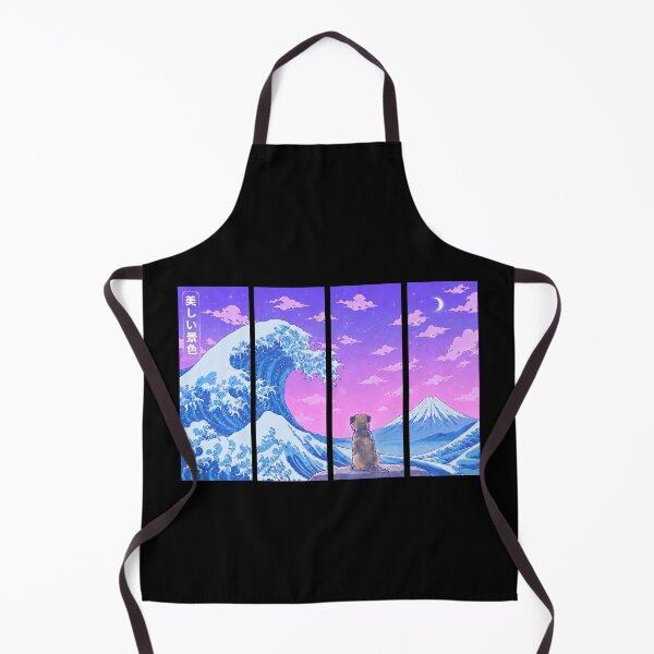 Item preview, Funny Border Terrier Japanese Kanagawa Wave Vapor Japan Boys Girls Kids designed and sold by FurryHavenPH.