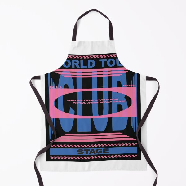 Item preview, World Tour Club Stage Festival Palm Springs Denim Road Tour T-Shirt designed and sold by Atique Creations.