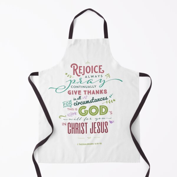 Item preview, Bible Verse | 1 Thessalonians 5 16 18 | Rejoice Always Pray Continually Give Thanks in All Circumstances For This Is God's Will For You In Christ Jesus designed and sold by Blessed Be Your Name.