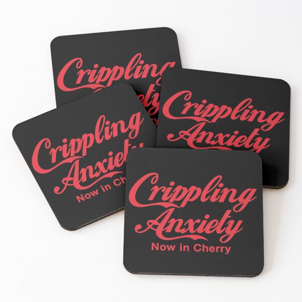 Item preview, Crippling Anxiety | Vintage Cherry Flavor Parody Shirt | Dark Humor Mental Health Tee designed and sold by Squirrel-Queen.