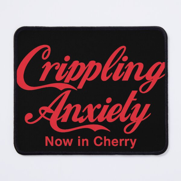 Item preview, Crippling Anxiety | Vintage Cherry Flavor Parody Shirt | Dark Humor Mental Health Tee designed and sold by Squirrel-Queen.
