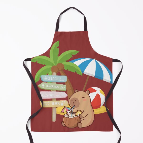 Item preview, The capybaras live by the sea. designed and sold by BGLucky.