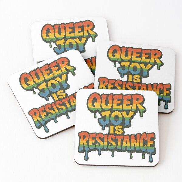 Item preview, Queer Joy Is Resistance Queer Pride LGBTQ Activist Graffiti designed and sold by Haus Of Sin.