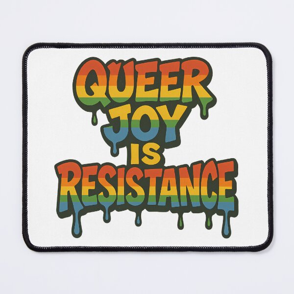 Item preview, Queer Joy Is Resistance Queer Pride LGBTQ Activist Graffiti designed and sold by Haus Of Sin.