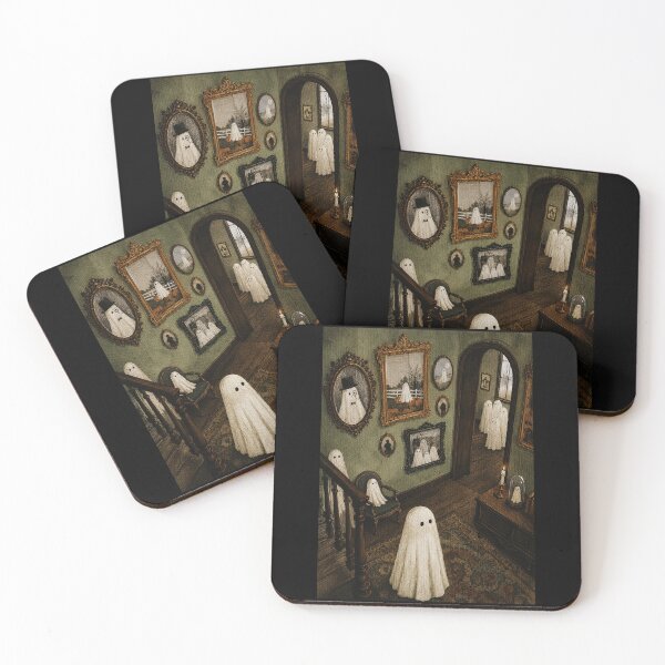 Item preview, Cute Ghost Family in Vintage Haunted House Gallery Wall designed and sold by ferminhays.