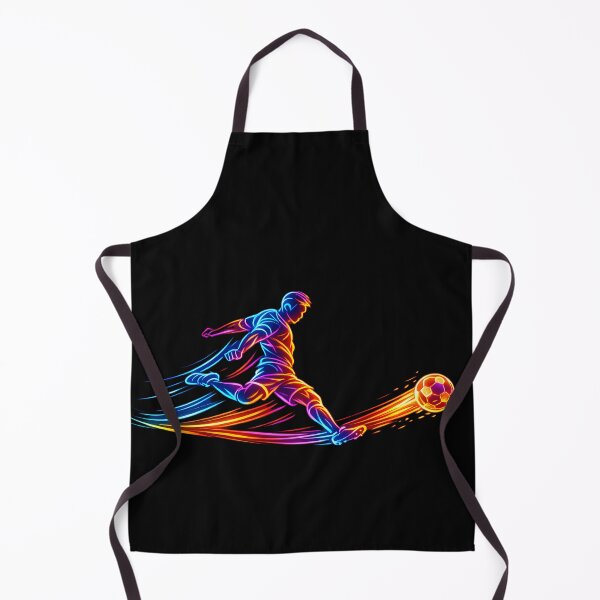 Item preview, Neon Power Kick Soccer Line Art Football Fan Graphic designed and sold by RoyesButler.
