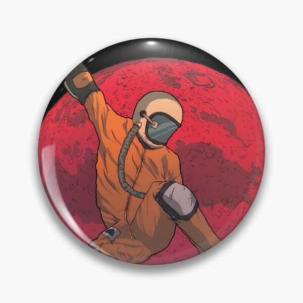 Item preview, Astronaut Skating On Red Planet  designed and sold by sawsan-art.