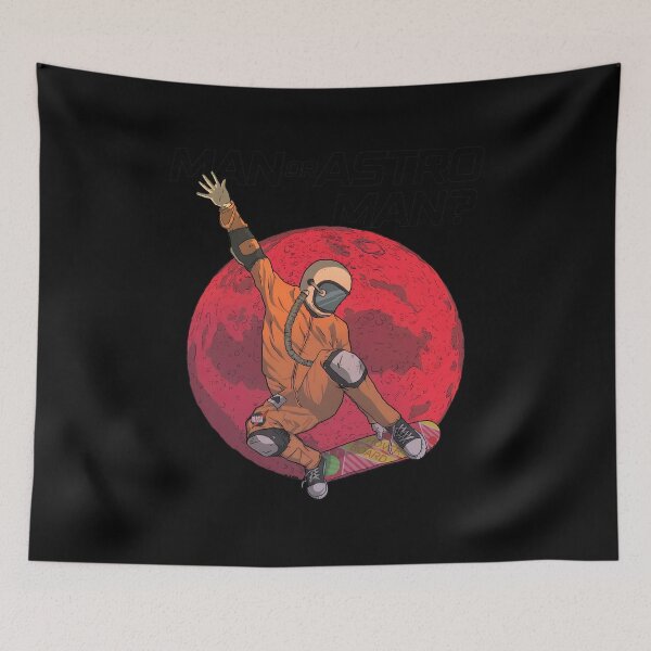 Item preview, Astronaut Skating On Red Planet  designed and sold by sawsan-art.