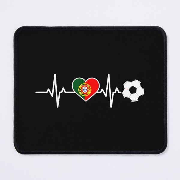 Item preview, Portugal Soccer Fan Heartbeat Portuguese Football Lover designed and sold by BalthQIK.