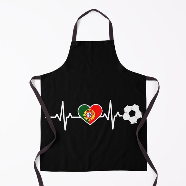 Item preview, Portugal Soccer Fan Heartbeat Portuguese Football Lover designed and sold by BalthQIK.