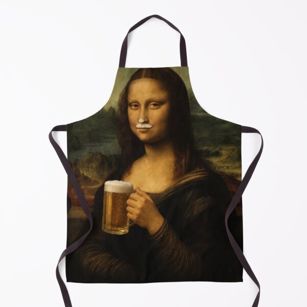 Item preview, Mona Lisa Beer Lover Funny Parody Artwork | Classic Art Drinking Humor Design designed and sold by GarnerSupplyCo.