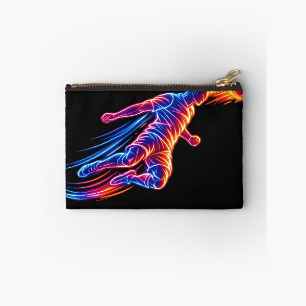 Item preview, Neon Header Goal Soccer Line Art Football Fan Graphic designed and sold by RoyesButler.