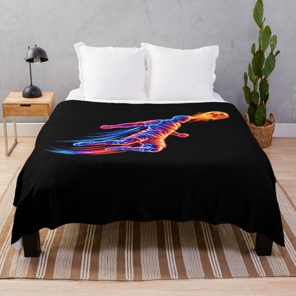 Item preview, Neon Header Goal Soccer Line Art Football Fan Graphic designed and sold by RoyesButler.