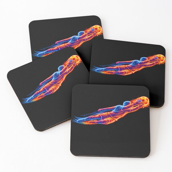 Item preview, Neon Goalkeeper Save Soccer Line Art Football Fan Graphic designed and sold by RoyesButler.