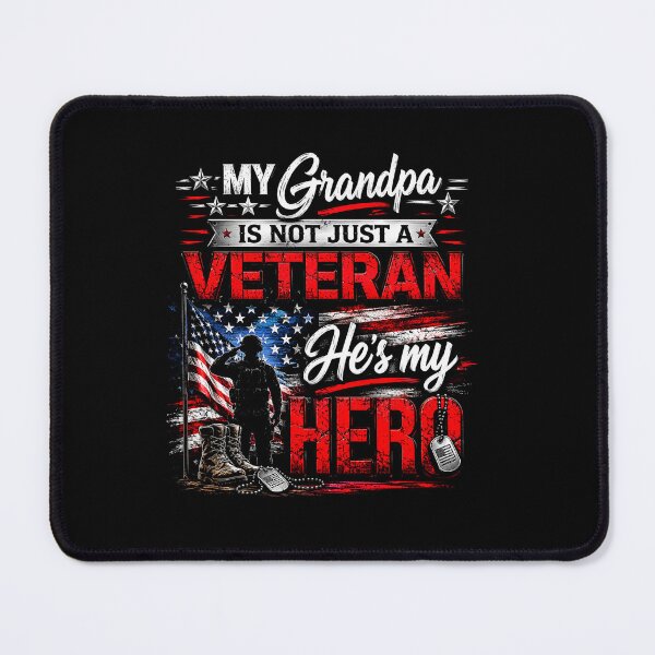 Item preview, My Grandpa Is Not Just A Veteran Hes My Hero Patriotic Family Design designed and sold by Osstaramilua.
