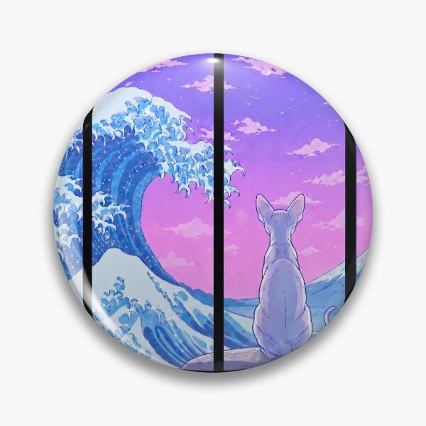 Item preview, Funny Cornish Rex Cat Japanese Kanagawa Wave Vapor Japan Boys Girls Kids designed and sold by FurryHavenPH.