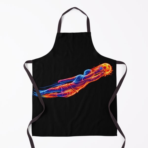 Item preview, Neon Goalkeeper Save Soccer Line Art Football Fan Graphic designed and sold by RoyesButler.