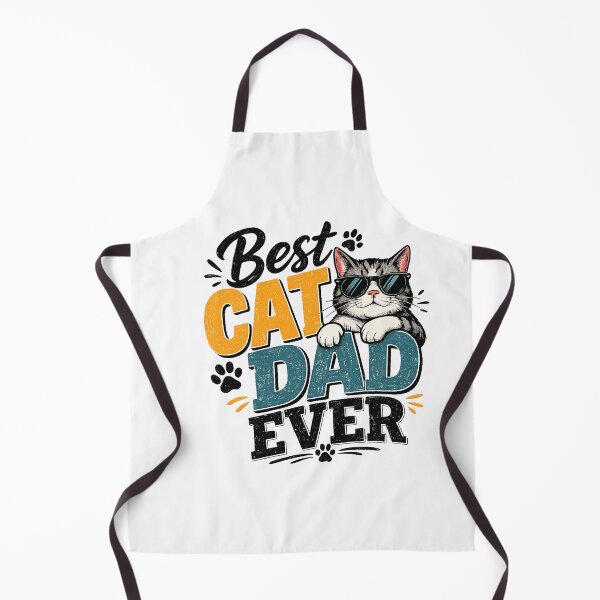 Item preview, Best Cat Dad Ever Shirt | Funny Cat Lover Father's Day Gift Design designed and sold by CreativeNest Prints.