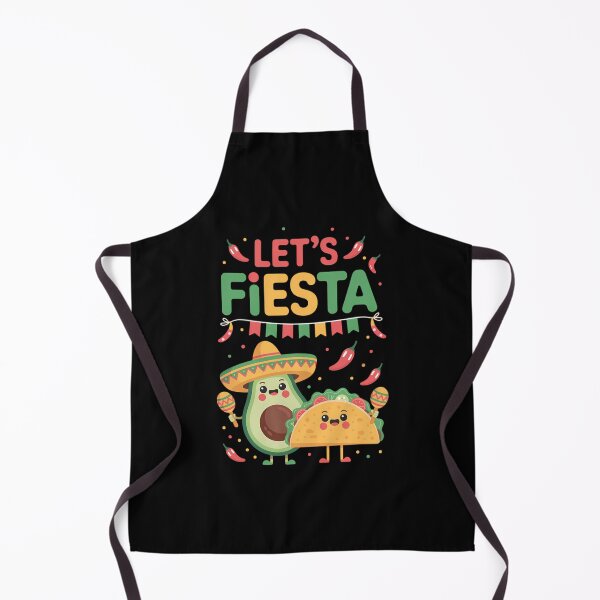 Item preview, Let's Fiesta Avocado and Tacos Cinco De Mayo designed and sold by sailorjessiArt.