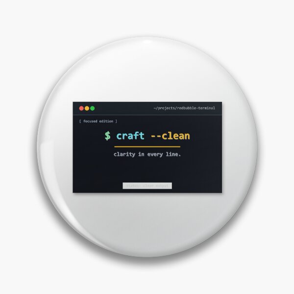 Item preview, Craft Clean Terminal Design designed and sold by Mohammed-Aydan.