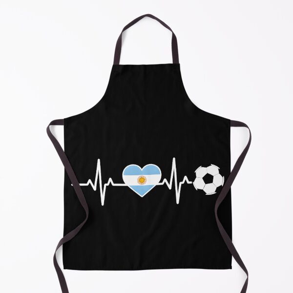 Item preview, Argentina Soccer Fan Heartbeat Football World Cup designed and sold by BalthQIK.