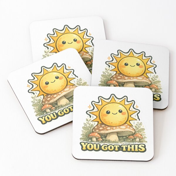 Item preview, You Got This Cute Sunshine Mushroom Cottagecore Motivational designed and sold by HobsS.