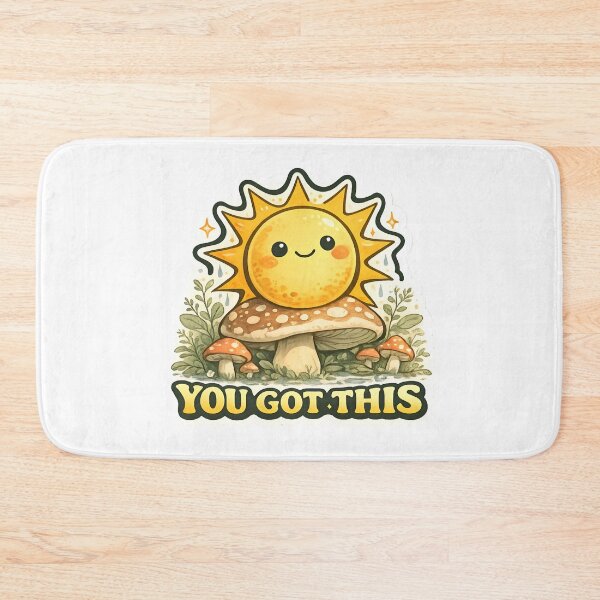 Item preview, You Got This Cute Sunshine Mushroom Cottagecore Motivational designed and sold by HobsS.