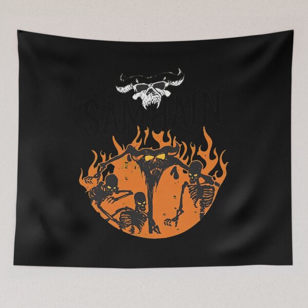 Item preview, Fiery Macabre Demons And Skeletons  designed and sold by Echomyriad.