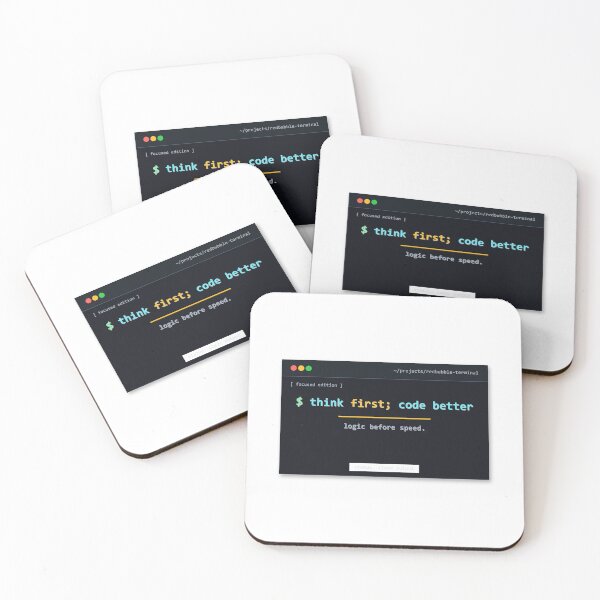Item preview, Think First Code Better Design designed and sold by Mohammed-Aydan.
