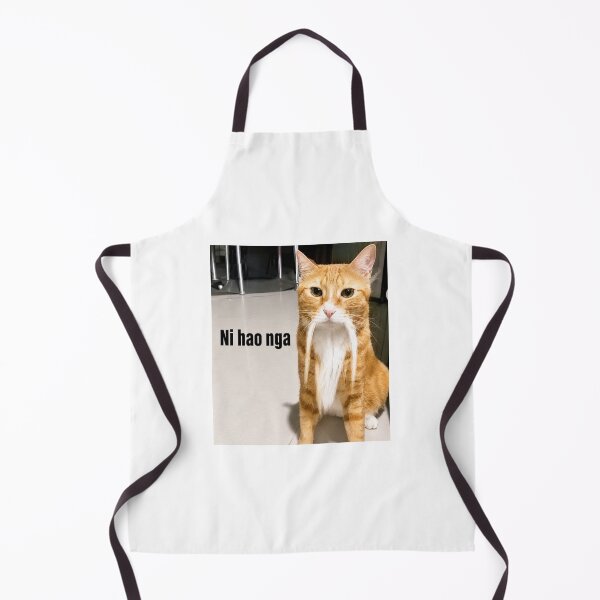 Item preview, Ni Hao Nga Mustache Cat designed and sold by jeehh.