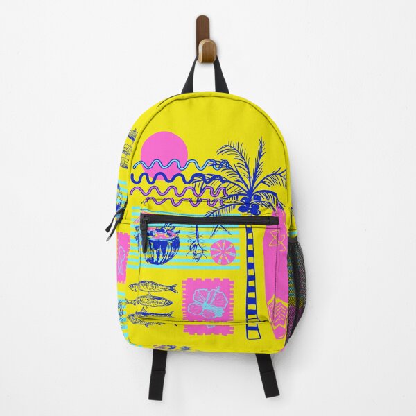 Item preview, Neon Beach Surf Summer Vibes Patchwork designed and sold by MaiZephyr.