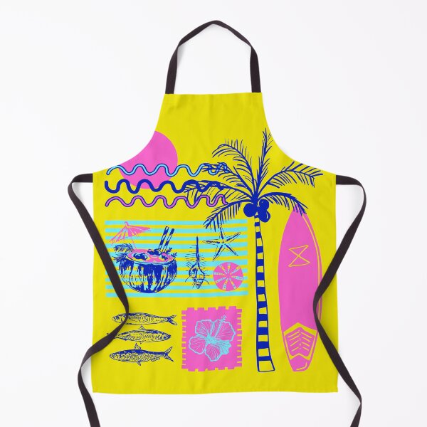 Item preview, Neon Beach Surf Summer Vibes Patchwork designed and sold by MaiZephyr.