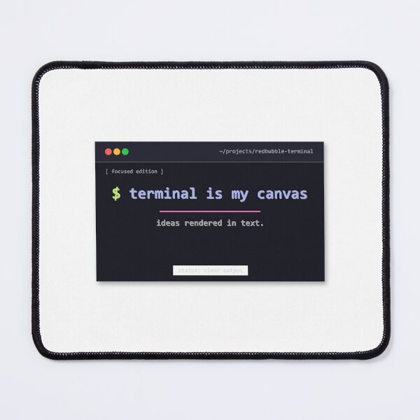 Item preview, Terminal Is My Canvas Design designed and sold by Mohammed-Aydan.