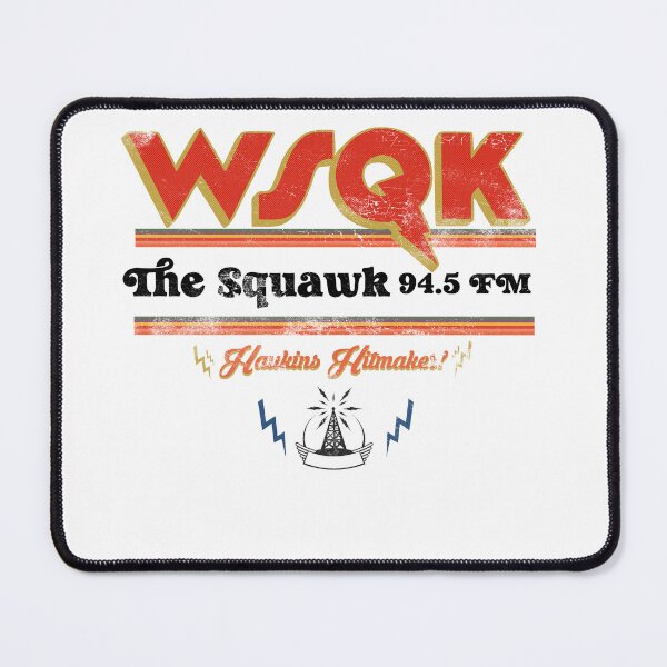 Item preview, RETRO STRANGER THINGS INSPIRED WSQK Radio  designed and sold by delllsdesigns.