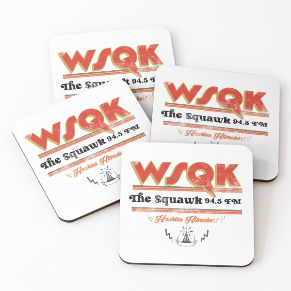 Item preview, RETRO STRANGER THINGS INSPIRED WSQK Radio  designed and sold by delllsdesigns.