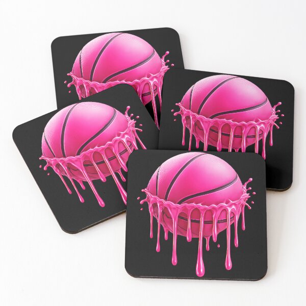 Item preview, Pink Basketball Drip Art Retro Sport designed and sold by allistermariam.