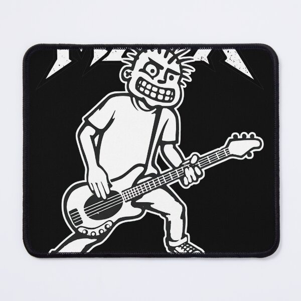 Item preview, Punk Rock Bass Musician Cartoon  designed and sold by Echomyriad.