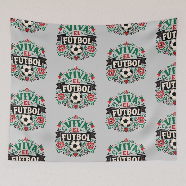 Item preview, Viva El Futbol Mexican Folk Art Style designed and sold by RoooDesigns.