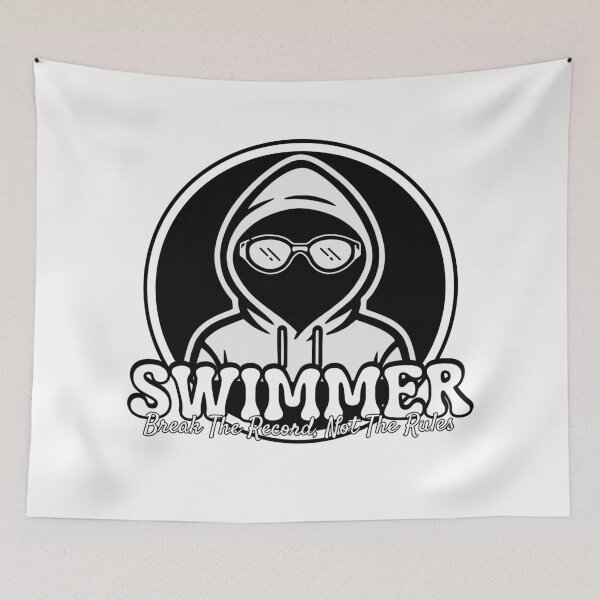 Item preview, Break Records Not the Rules | Rebel Swimmer Street Style designed and sold by Powered By Chlorine.