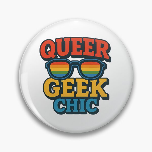 Item preview, Queer Geek Chic Queer Pride LGBTQ Nerd Retro Rainbow Glasses designed and sold by Haus Of Sin.