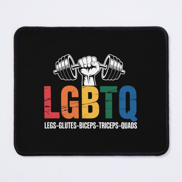 Item preview, LGBTQ Lats Glutes Biceps Triceps Quads Gay LGBT Pride designed and sold by sailorjessiArt.