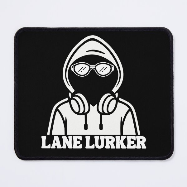 Item preview, Lane Lurker | Swim Squad Training Humor Design designed and sold by Powered By Chlorine.