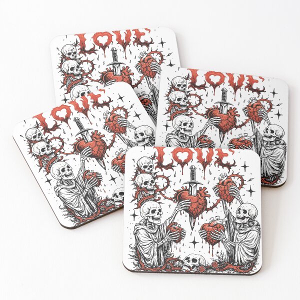 Item preview, Love and Death Gothic Art T-Shirt designed and sold by Matinez Pink.