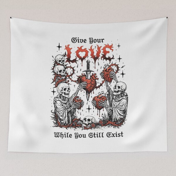 Item preview, Love and Death Gothic Art T-Shirt designed and sold by Matinez Pink.