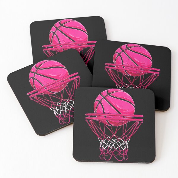 Item preview, Pink Basketball Hoop Vintage Sports With Retro Style designed and sold by allistermariam.