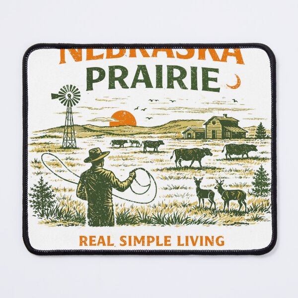 Item preview, Nebraska Prairie Farm Life designed and sold by Matinez Pink.