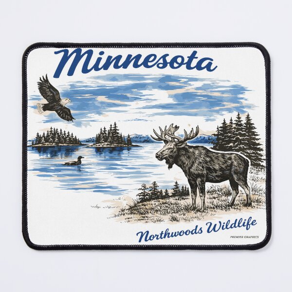 Item preview, Minnesota Northwoods Wildlife T-Shirt designed and sold by Matinez Pink.