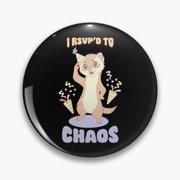 Item preview, I Rsvp'd To Chaos Funny Meerkat Possum Art designed and sold by ElamouriArt.