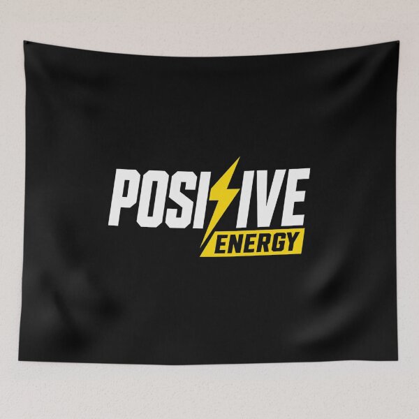 Item preview, Positive Energy – Lightning Mindset Typography designed and sold by ZayCreates.