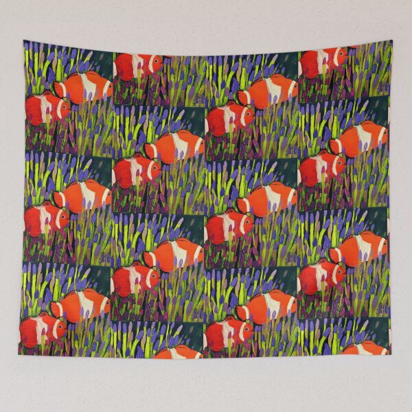Item preview, Clownfish Garden designed and sold by janetkilback.